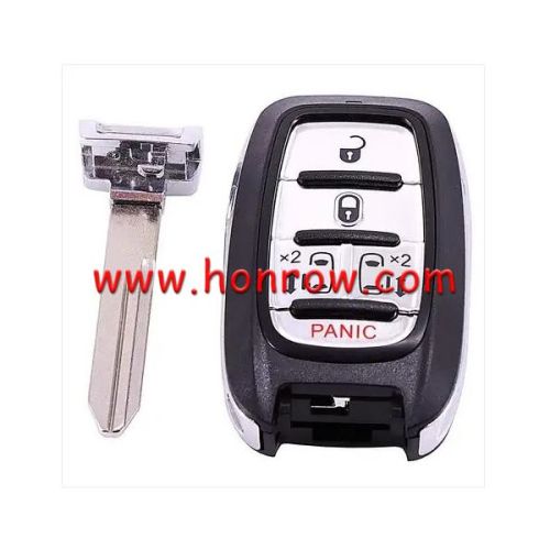 For Chrysler 4+1 remote key blank with emergency Key Blade