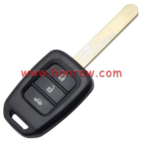 For Ho 3 button remote key blank