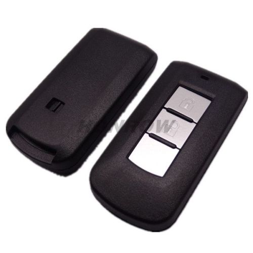 For Mit 2 button remote key blank with emergency key blade