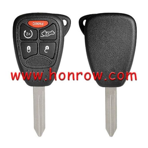 For High Quality GTL Chrysler 4+1 button remote key shell Stronger enhanced Version