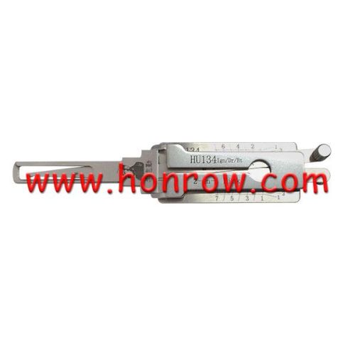 For Original Lishi HU134 Ign/Dr/Bt 2 in 1 decode and lockpick