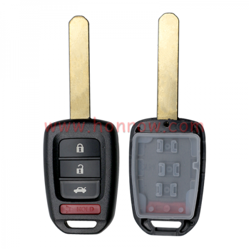 For Ho 3+1 button remote key blank