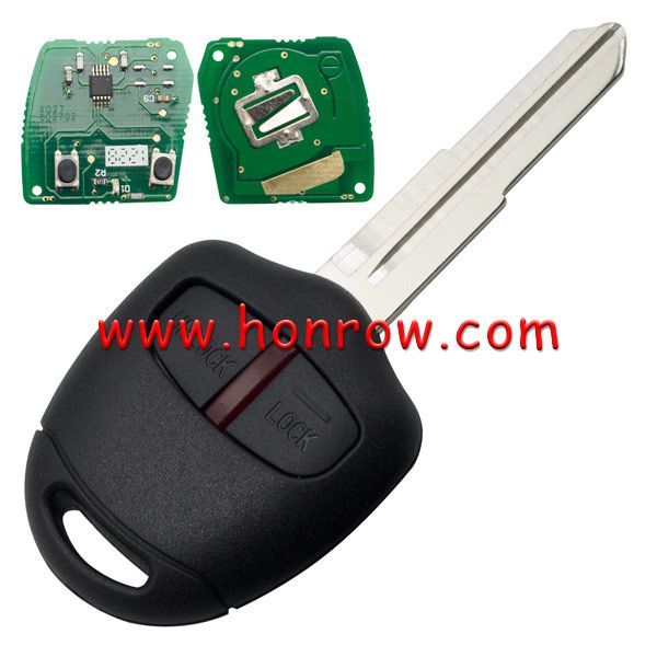 For Mit 2 button remote key with Left Blade 433MHZ  with ID46 chip