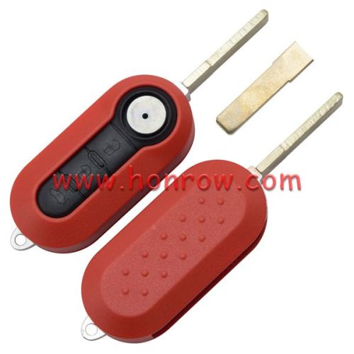 For Fi 3 button flip remote key blank (Red Color)