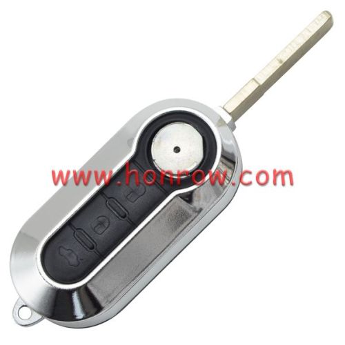 For Fi 3 button flip remote key blank (silver color)