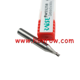 Raise 2.5mm Milling Cutters Carbide Steel For Key Machine φ2.5xD6x40x3F
