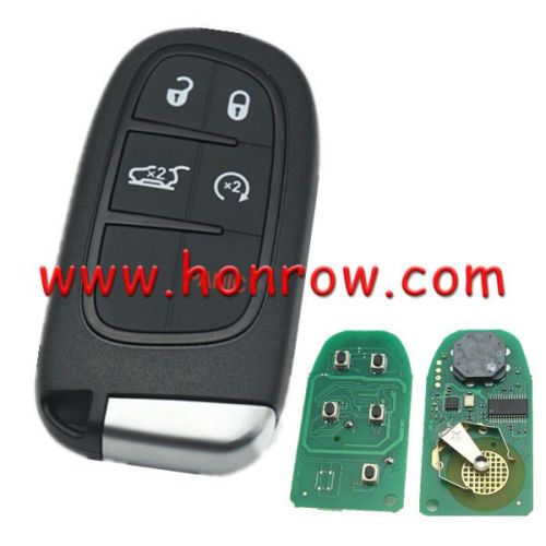 For Chrysler/Dodge keyless 4+1 button remote key with 434mhz with PCF7945M (HITAG AES) chip FCC ID:GQ4 54T