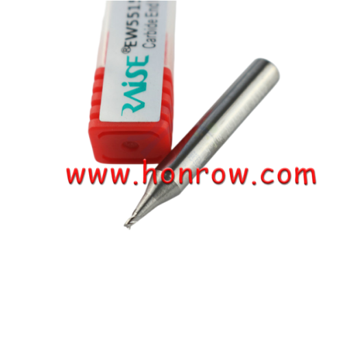 Raise 1.5mm Milling Cutters Carbide Steel For Key Machine φ1.5xD6x40x3F