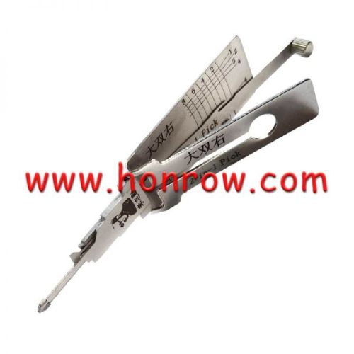 For Original Lishi 大双右 2 in 1 decode and lockpick