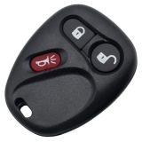 For Bu 2+1 button remote key blank With Battery Place