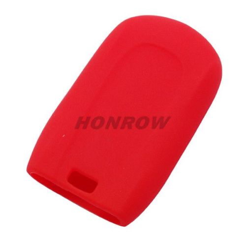 For Opel 3 button silicon case (red color) MOQ:50PC