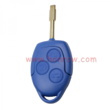 For AfterMarket Ford Transit blue  3 button remote key with  433MHz ASK 4D63 CHIP black pcb board FCCID:6C1T 15K601 AG