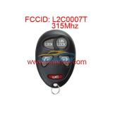 For Bu 4+1 Button remote key with FCCID: L2C0007T-315Mhz