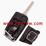 For VW 3 button remote key shell with  HU162T Blade