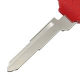 For Yamaha Motorcycle transponder key blank with Right Blade (Red)