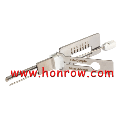 Lishi Tool Yale Dimple SS328 Lishistyle 2 in 1  lock pick and decoder locksmith tool