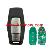 For Mitsubishi 3 button smart remote key with 433MHz 4A Chip P/N: 8637C253 FCCID: KR5MTXN1