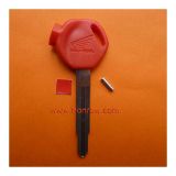 For Ho Motorcycle transponder key blank with left blade
