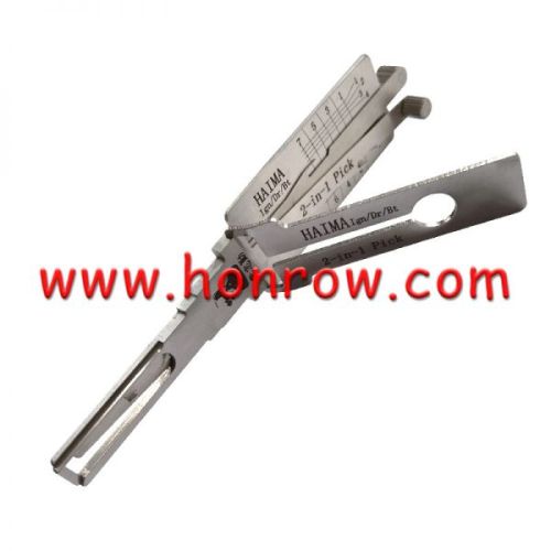 For Original Lishi HAIMA Ign/Dr/Bt 2 in 1 decode and lockpick