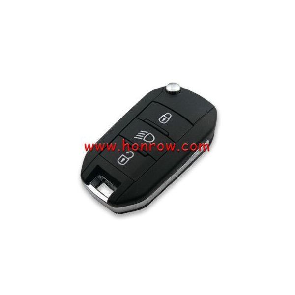 For Original Peugeot 3 button remote key with ID46 PCF7941 chip 433mhz PN:5FA01035304