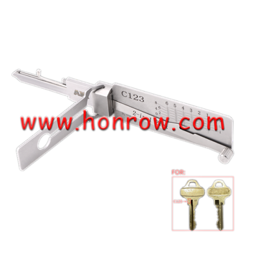 Original AKK Tools C123 2 in 1 Decoder And Lock Picks Tool