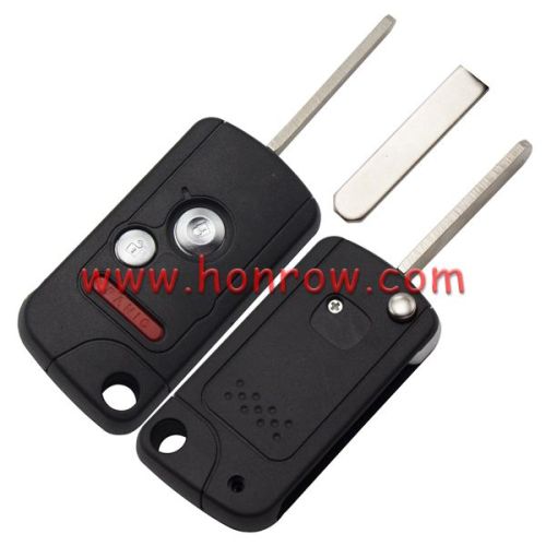 For Ho 2+1 buttons modified folding remote key blank