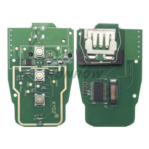 For KYDZ Audi hot sale A4L, Q5 3 button non-keyless remote key with 868Mhz and 7945 Chip  Model： 8TO-959-754C 8TO-959-754G 8KO-959-754G 8KO-959-754J 8KO-959-754C