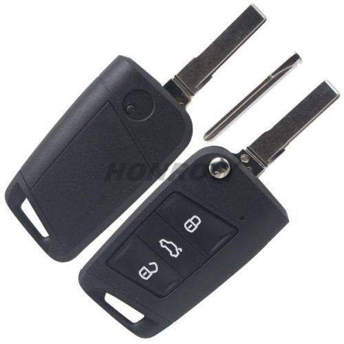 For V 3 button remote key shell