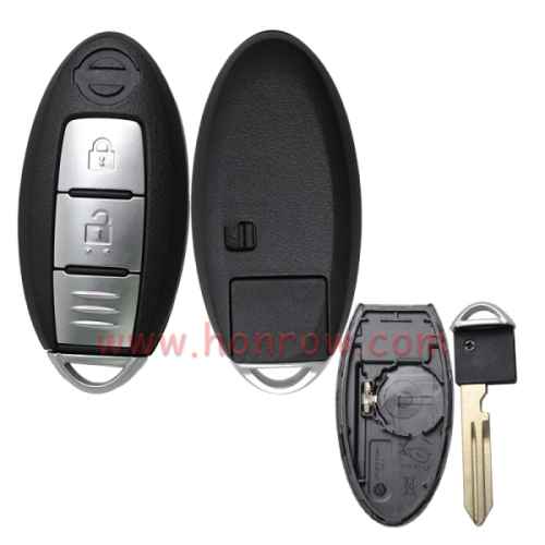 For Nissan 3 button remote key blank with emergency blade