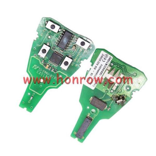 For Sa 4 button remote key with 433MHZ, the remote PCB is original, and the shell is OEM made in China no blade