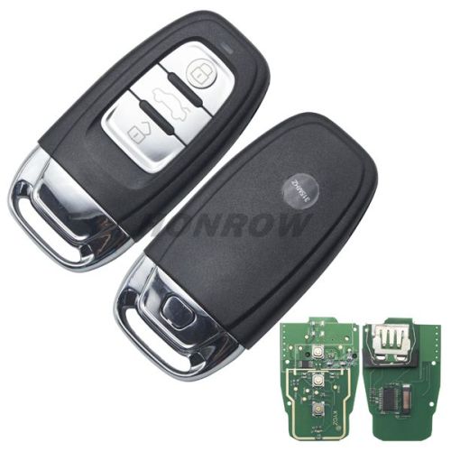 For Au A4L, Q5 3 button remote key with 315Mhz and 7945 Chip  Model: 8TO-959-754C 8TO-959-754G 8KO-959-754G 8KO-959-754J 8KO-959-754C