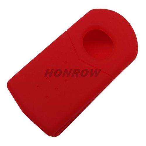 For Mazda 3 button Silicone case Red color(MOQ:50pcs)