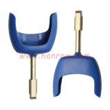 For AfterMarket Ford Transit blue  3 button remote key with  433MHz ASK 4D63 CHIP black pcb board FCCID:6C1T 15K601 AG