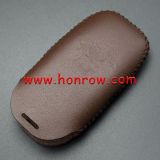For Audi 3 button key leather case used for  A1 A3 A4 A5 A4L A5 A6L  Q3 Q5 Q7 A8 A8L RS5.  MOQ：5PCS 5pcs/Lot