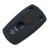 For BMW 3 button Silicone case black color