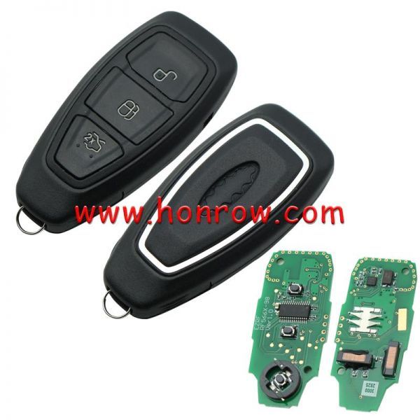 For Ford hot sale keyless 3 button remote key With PCF7953P / HITAG PRO / ID49 CHIP 433Mhz For Ford Kuga 2015-2018