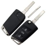 For V 3 button remote key blank