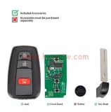 AUTEL IKEYTY8A3AL 3 Buttons 315/433MHz Smart Key Used with KM100 KM100E IM508 IM608 PRO