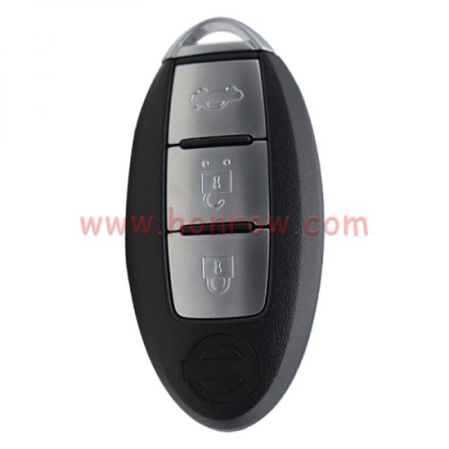 For Nissan 3 button remote key blank with emergency blade