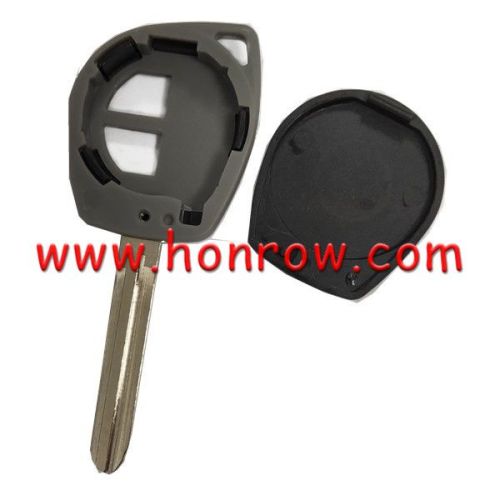 For Suz Swift 2 button remote key blank Without Logo