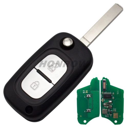 After make For Renault Clio3 2 button remote key with 433Mhz ID46 PCF7946 Chip