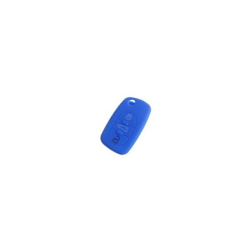 For Audi 3 button silicon case Blue color (MOQ :50PCS )