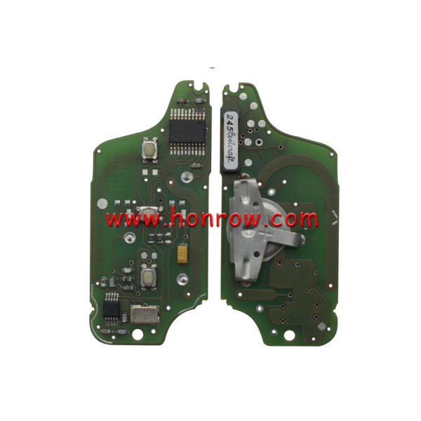 Original For Citroen FSK 2 button flip remote control with 433Mhz PCF7941 Chip for 307&407 Blade FSK Model