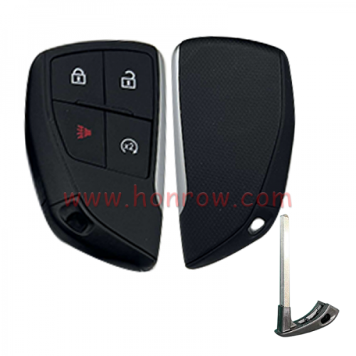 For Chevrolet 3+1 button smart remote key blank