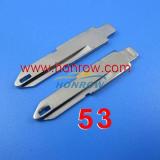 For Peugeot Remote Key Blade 206 53#