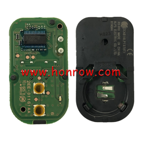 Original for Suzuki 2 button remote key with 434mhz PCF7953 HITAG 47 chip R53R0 743G44 For 2018 Suzuki Swift