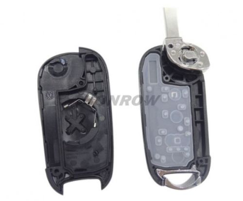 For Op 2 button Flip  Folding remote key case