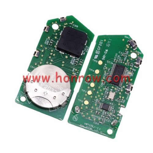 For Kia  keyless 3 button remote key with 434mhz buttons on the side