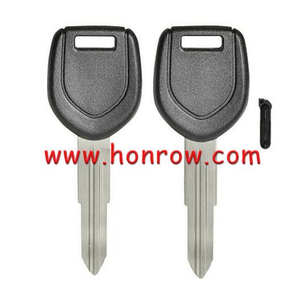 For Mitsubishi transponder Key shell can put long TPX chip with left blade Without Logo