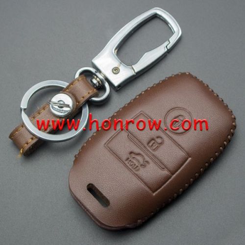For Kia 3button key leather case for K3 K3S K5 K4